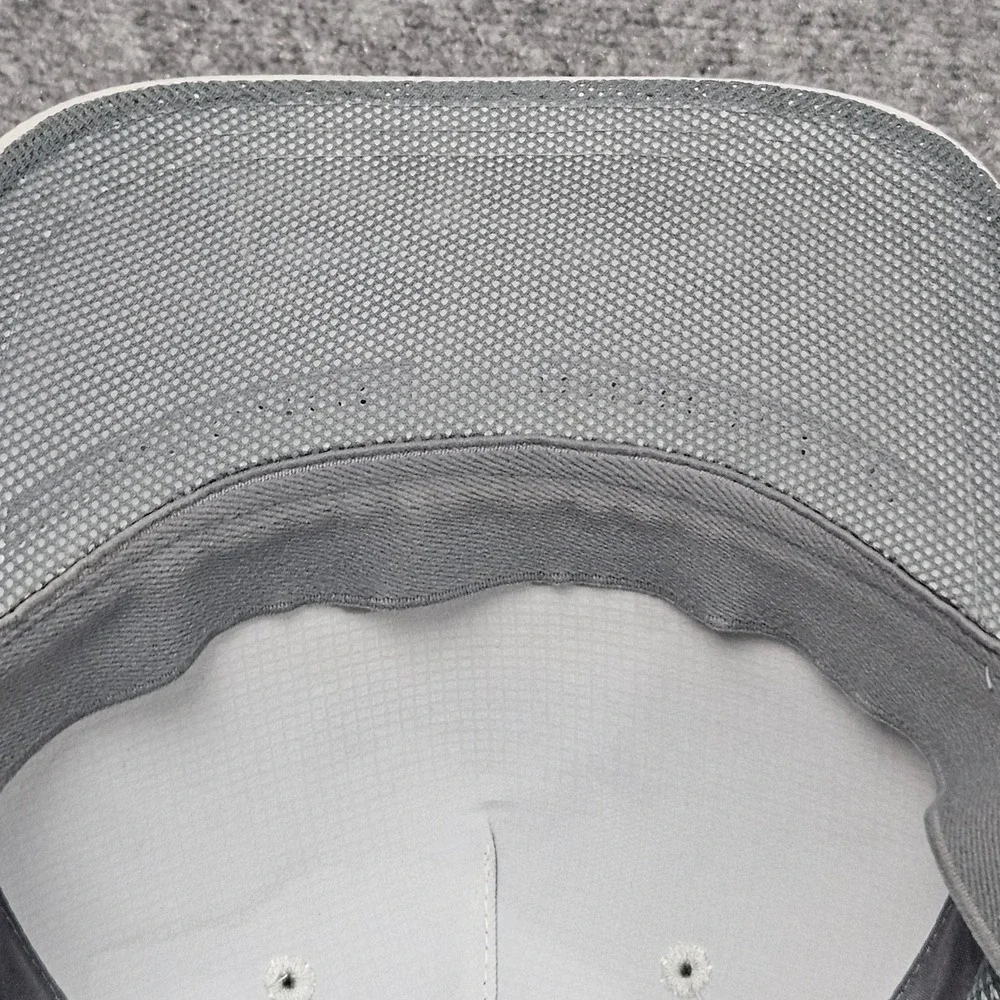 Under Armour Project Rock Trucker Hat Gray White Mesh‎ Snapback Performance Cap